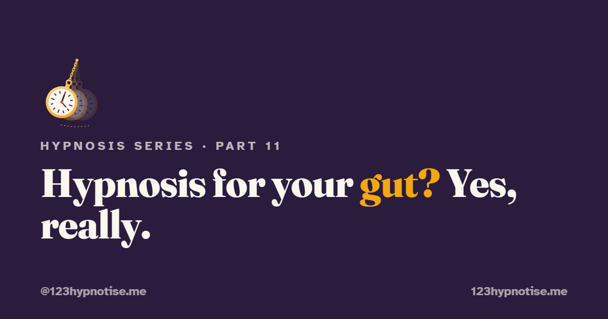 Gut directed hypnotherapy for IBS