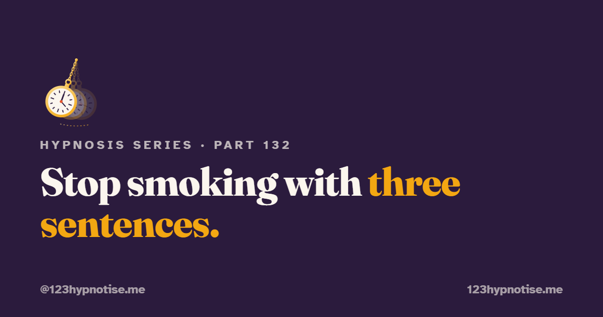 Spiegel's one session stop smoking method