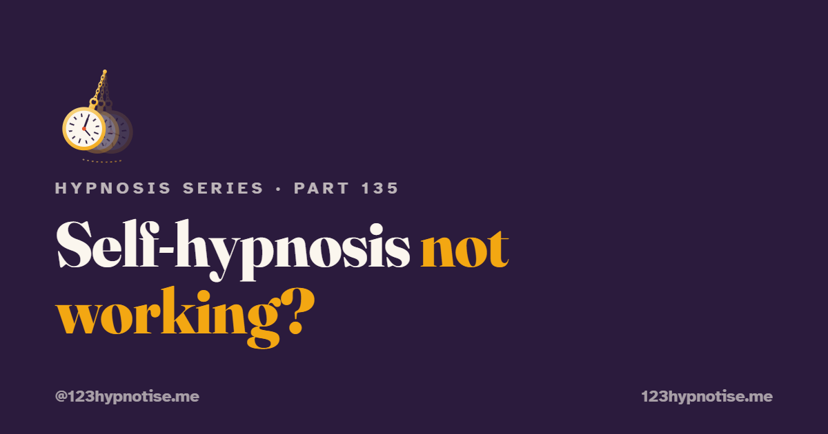 Common self hypnosis mistakes