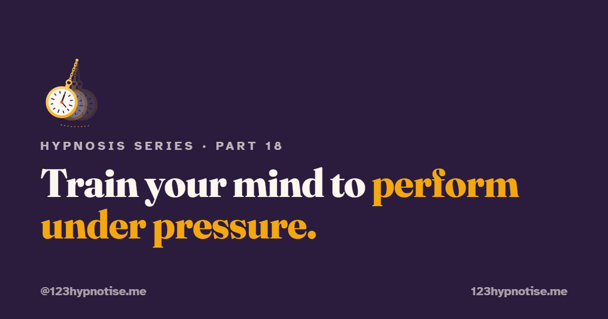 Sports hypnosis
