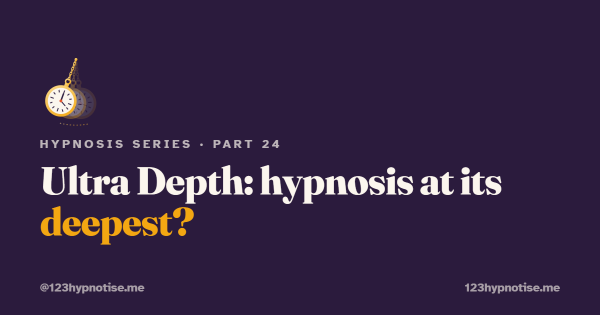 Ultra Depth and Sichort State