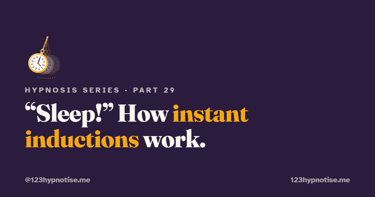 Rapid and Instant Inductions