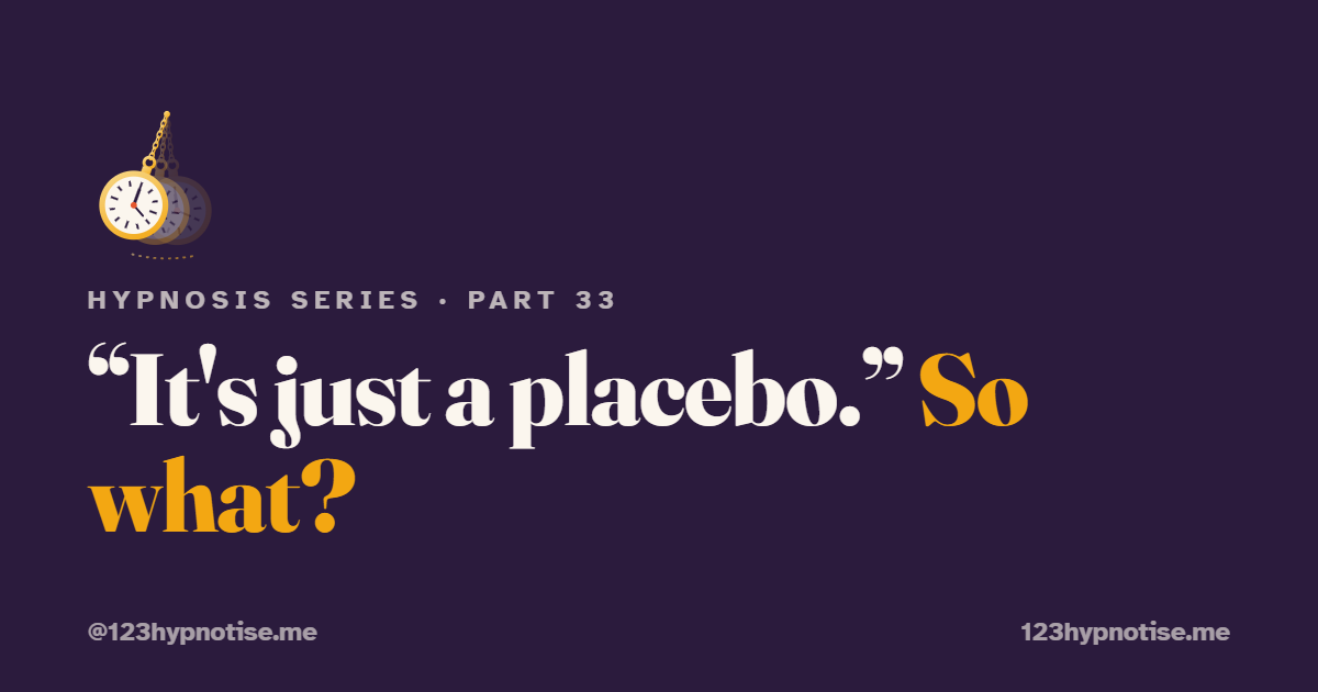 Is Hypnosis Just a Placebo? The Power of Expectation