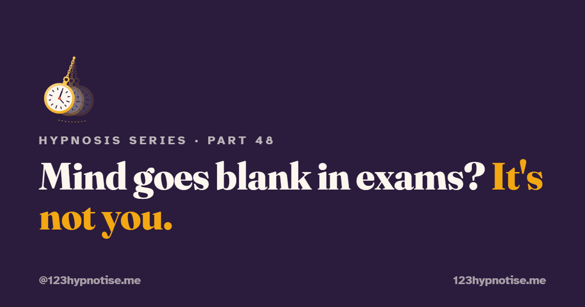 Hypnosis for Exam Stress: Stay Calm and Remember What You Know