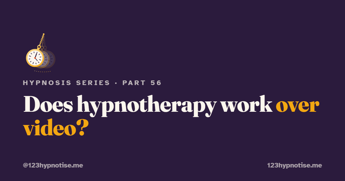 Online hypnotherapy