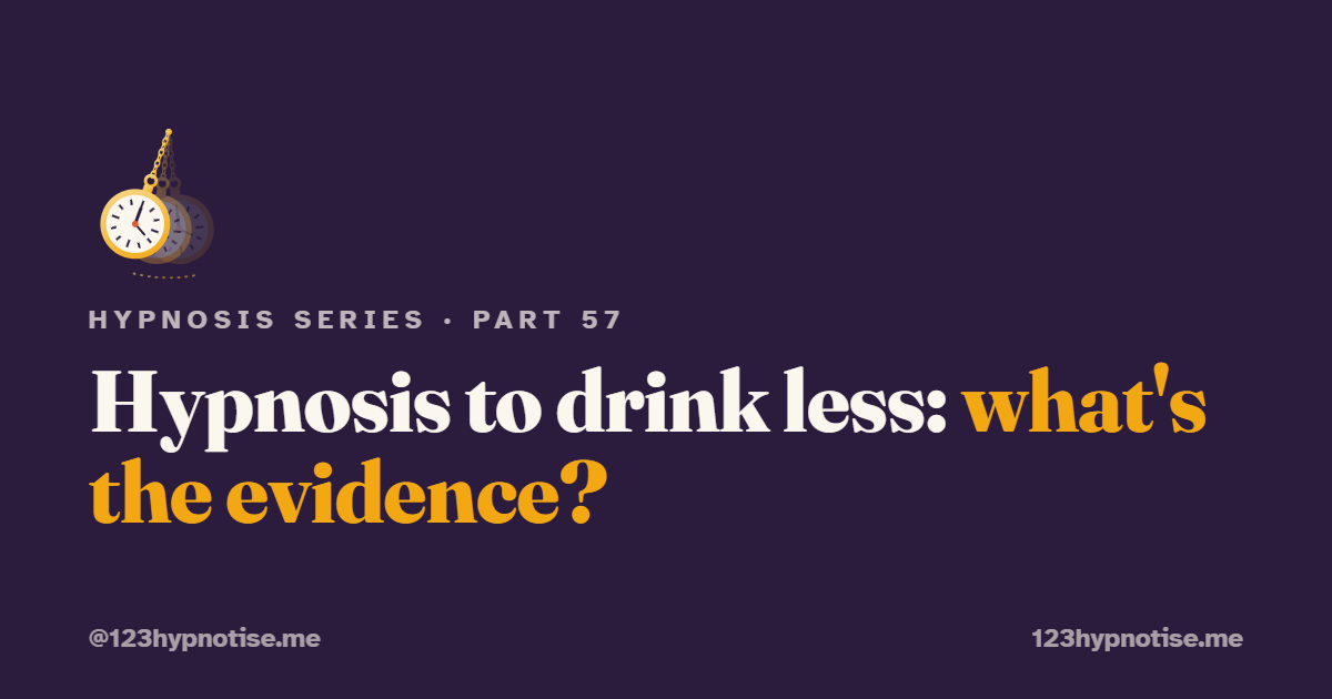 Hypnosis for alcoholism