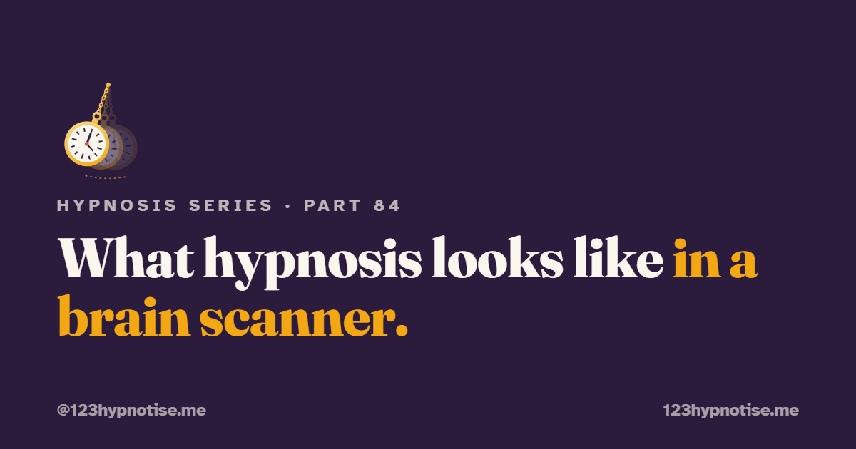 Hypnosis and the brain