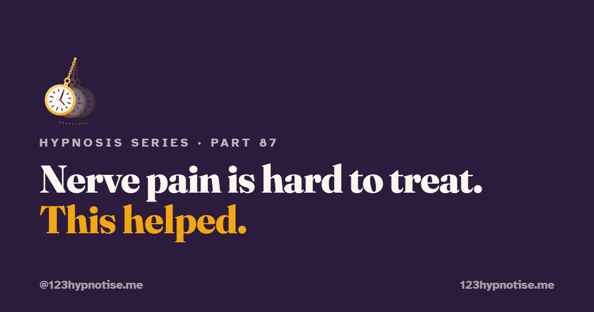Hypnosis for nerve pain