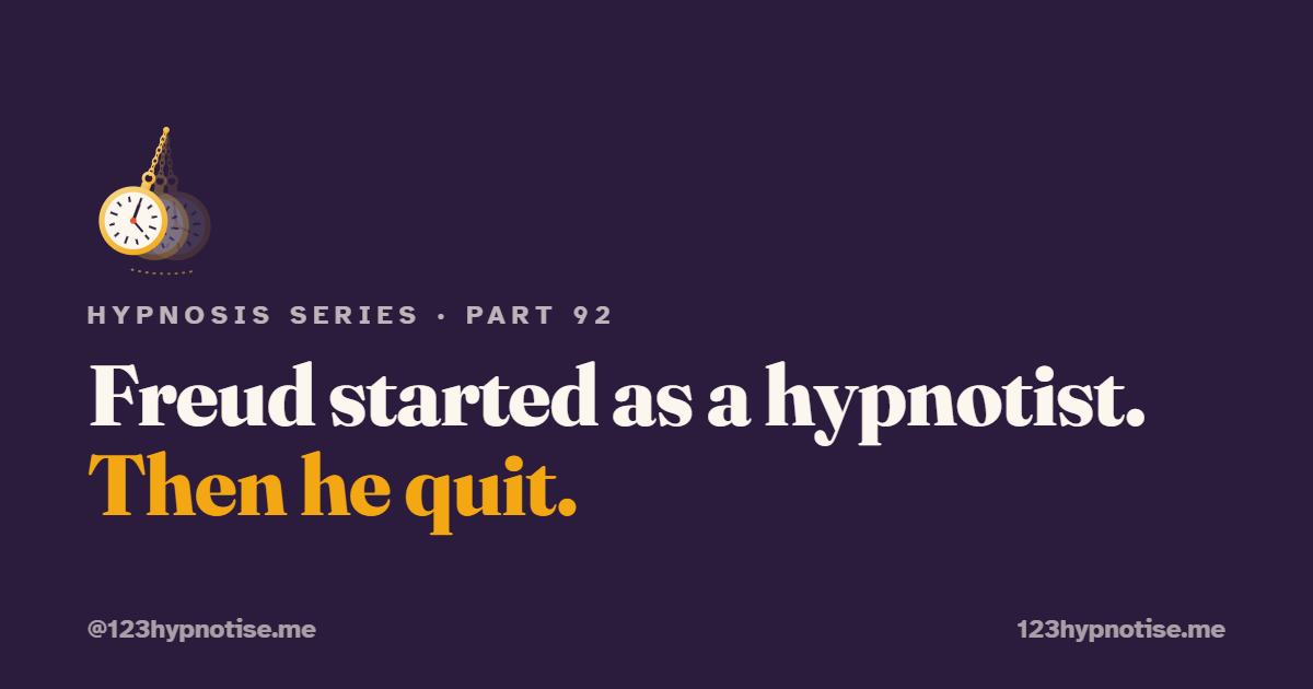 Freud and hypnosis