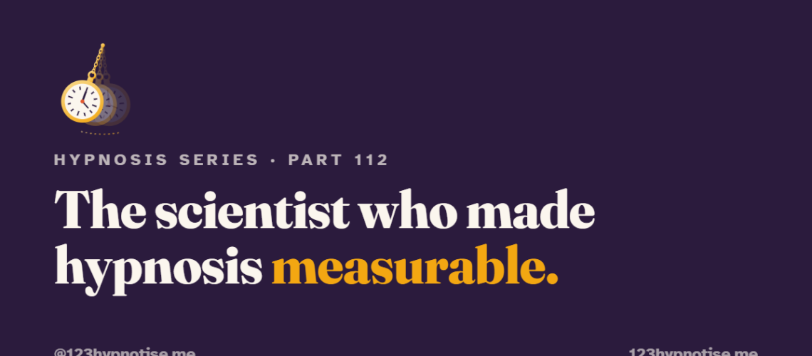 Ernest Hilgard and the Stanford lab