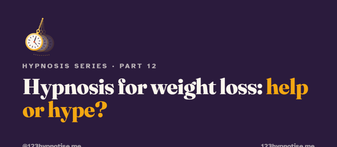 Hypnosis for weight loss