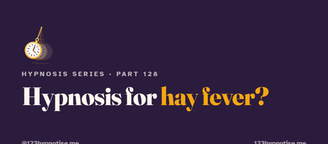 Hypnosis for hayfever
