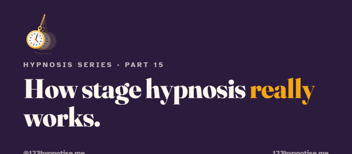 Stage vs Clinical Hypnosis