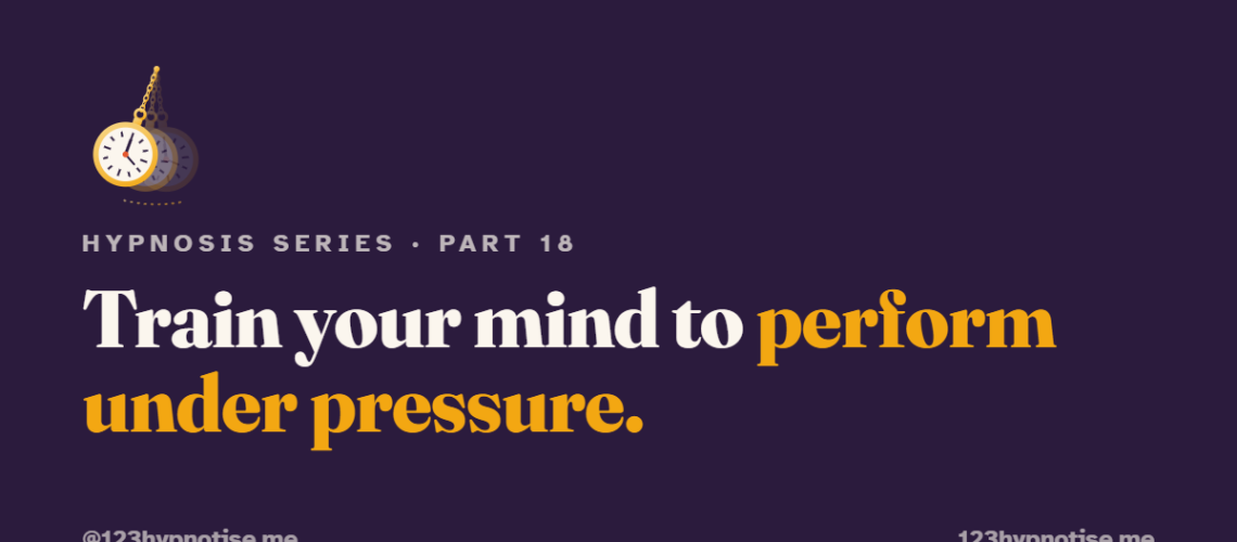 Sports hypnosis