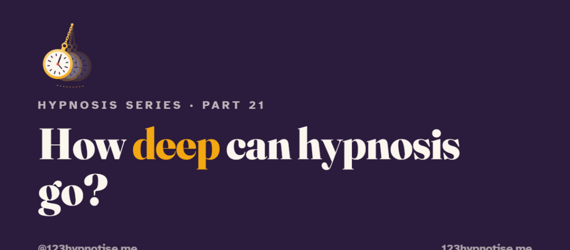 Levels of hypnotic depth