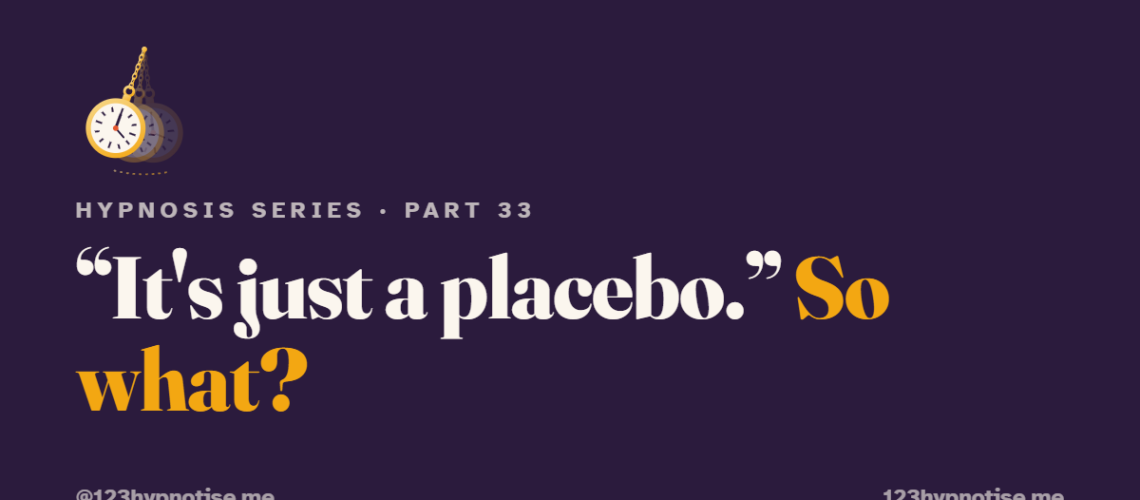 Is Hypnosis Just a Placebo? The Power of Expectation