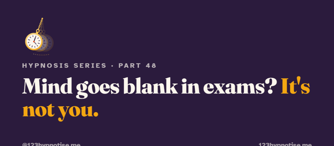 Hypnosis for Exam Stress: Stay Calm and Remember What You Know