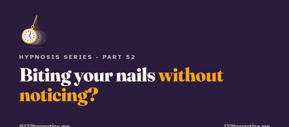 Hypnosis for nail biting and hair pulling