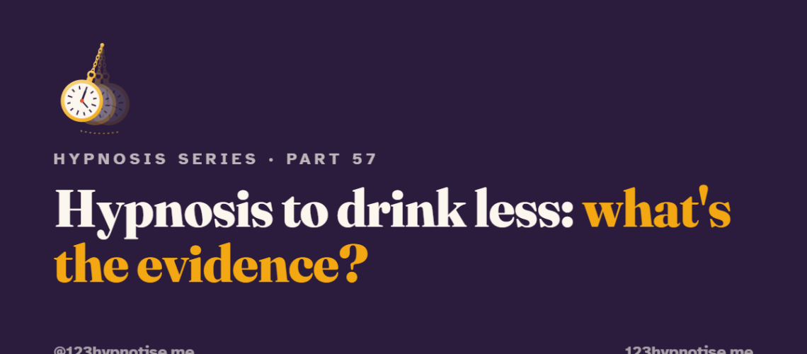 Hypnosis for alcoholism