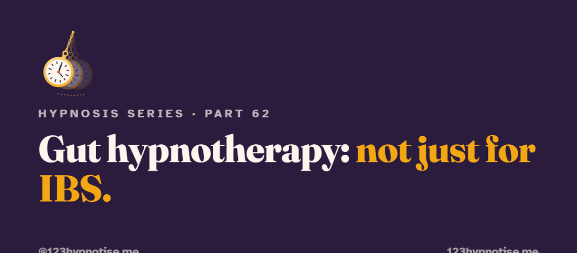 Hypnosis for gut conditions