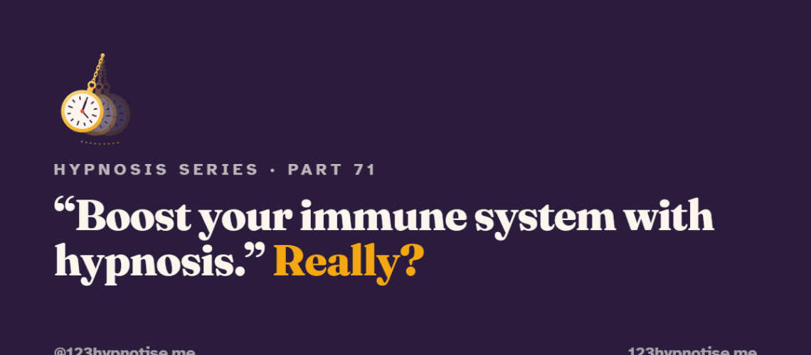 Hypnosis and the immune system