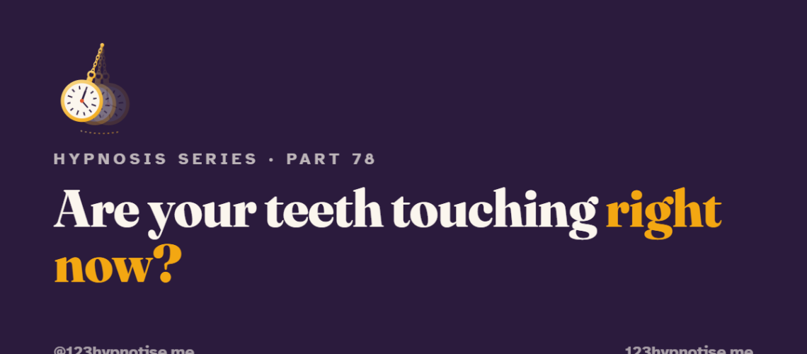 Hypnosis for jaw pain