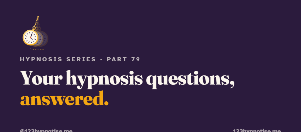 Hypnosis FAQ