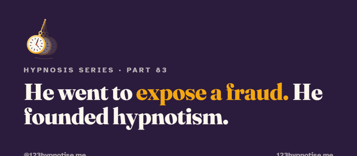 James Braid father of hypnotsim