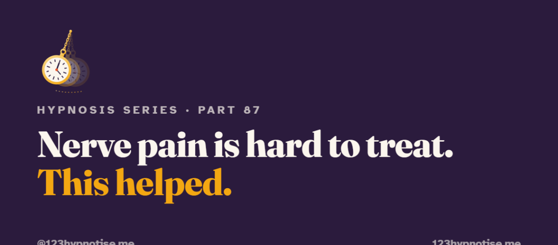 Hypnosis for nerve pain
