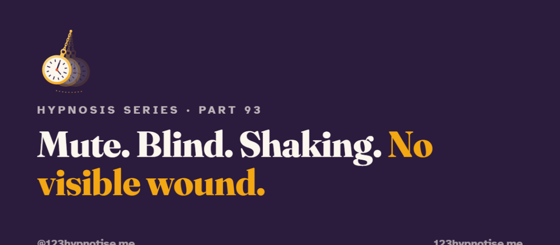 Hypnosis in wartime