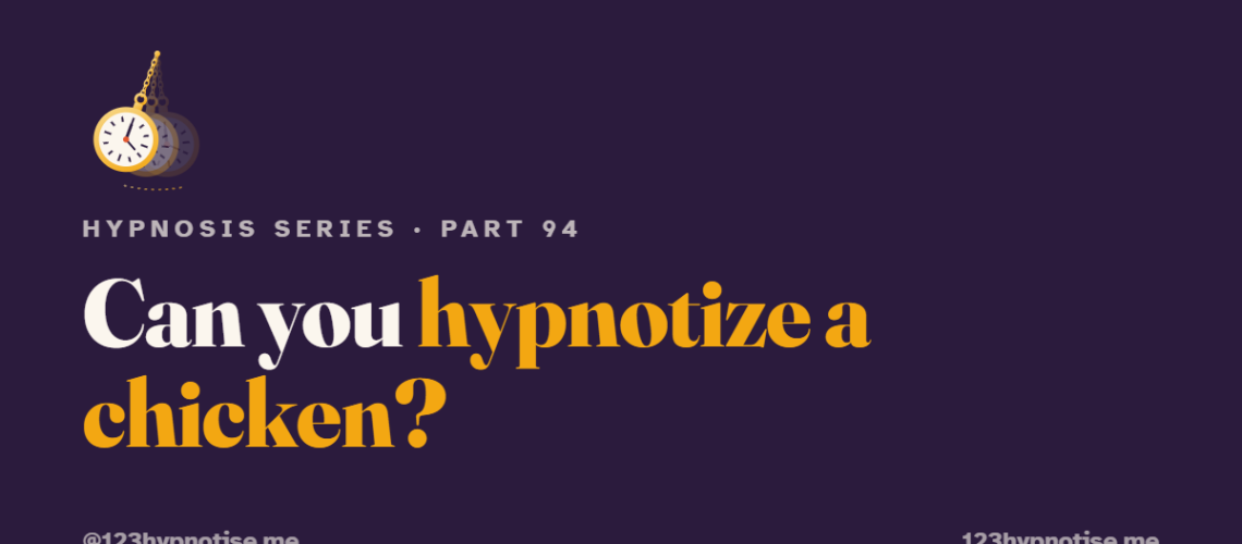 Can animals be hypnotized?
